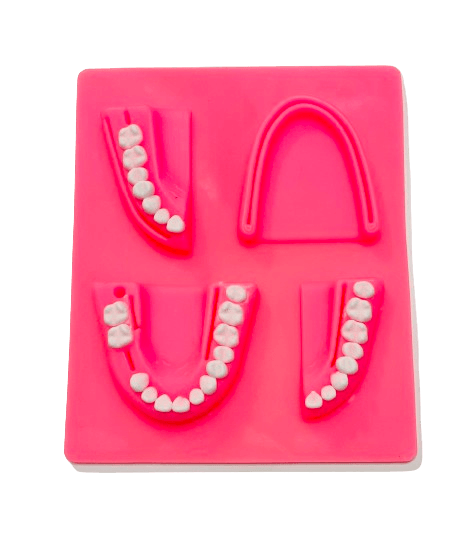 Mulaj sutura dentara cu dinti albi, din silicon, Suture Expert