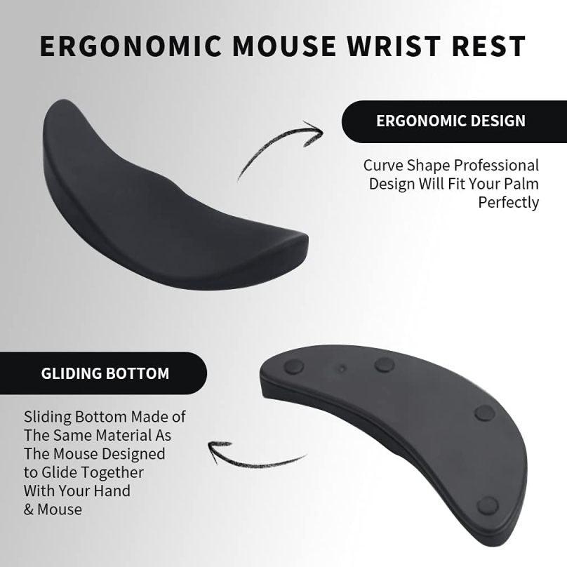 Suport ergonomic pentru mana stanga, negru