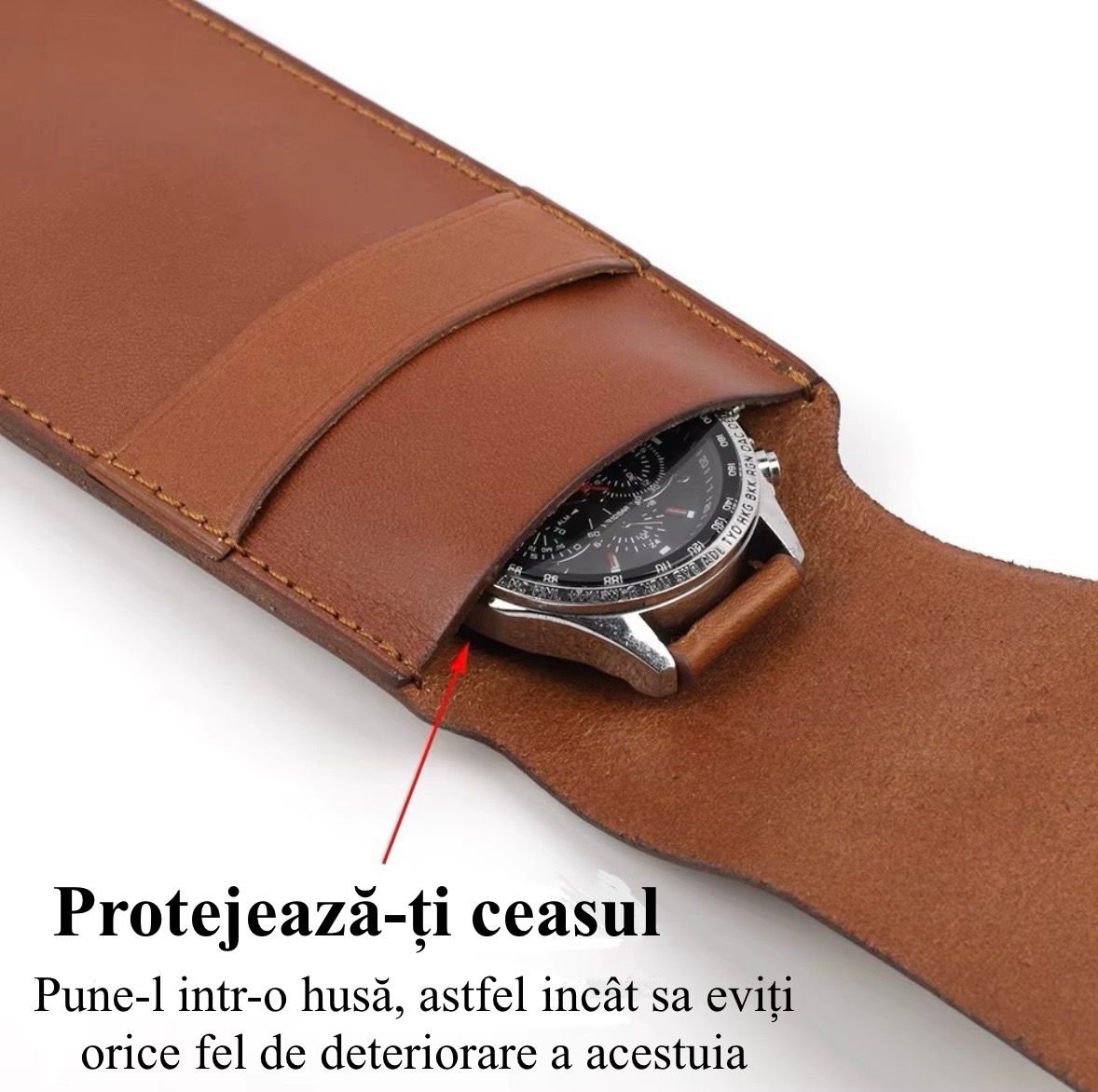 Husa Ceas Premium pentru Voiaj