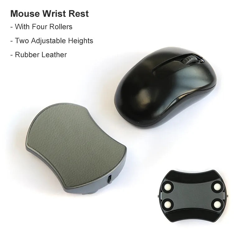 Suport Ergonomic pentru incheietura mainii – Cu Role, Inaltime Reglabila, Piele Cauciucata