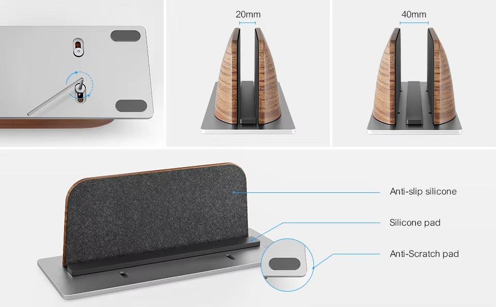 Suport Vertical Laptop – Eleganta si Stabilitate pentru Biroul Tau