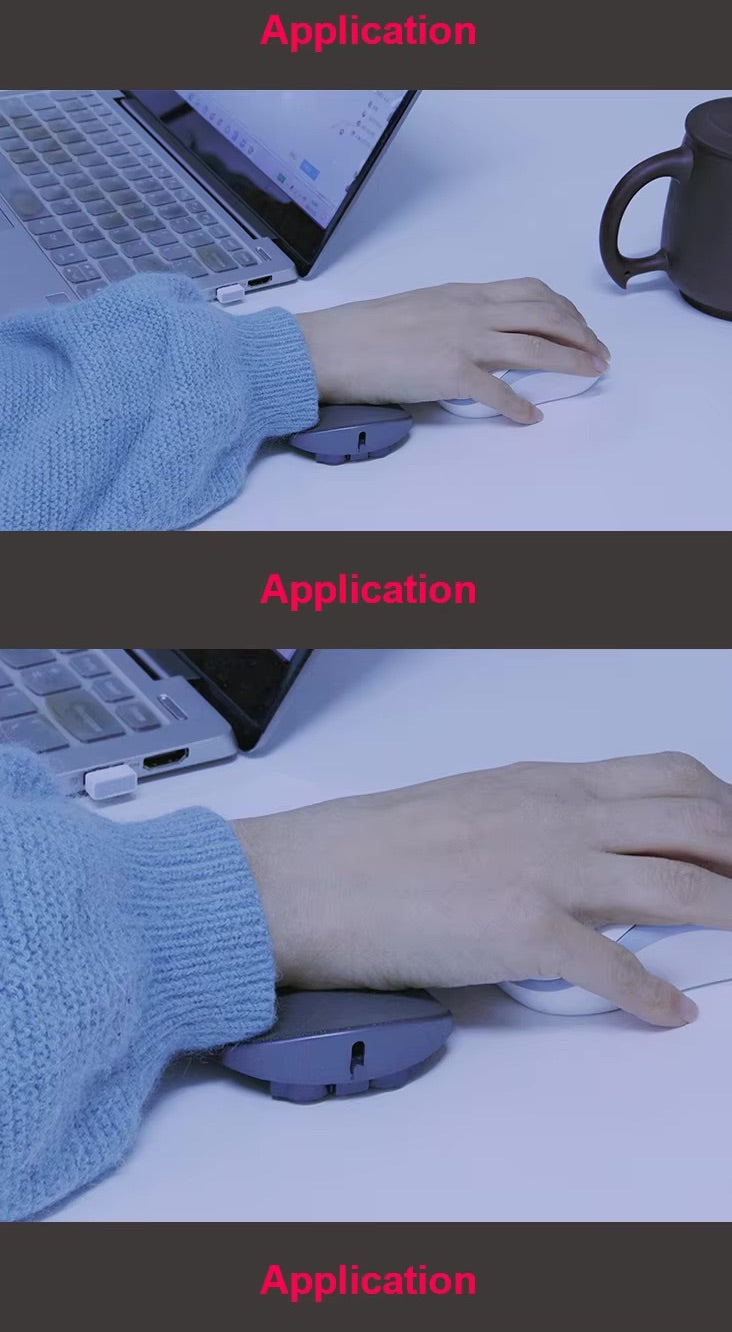Suport Ergonomic pentru incheietura mainii – Cu Role, Inaltime Reglabila, Piele Cauciucata