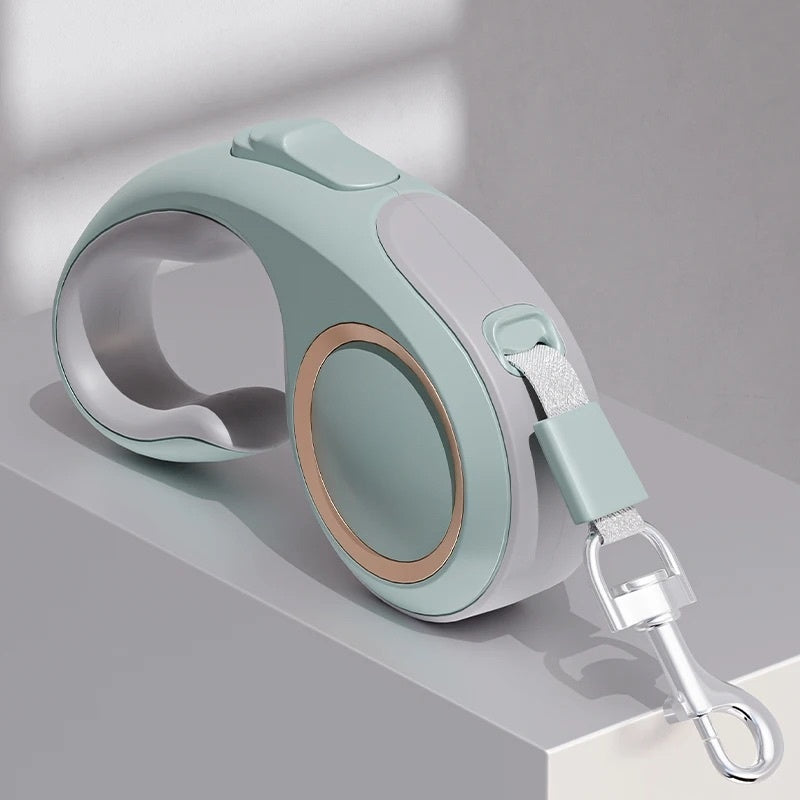 Lesa Ergonomica Retractabila Pentru Caini si Pisici, Expansiune pana la 5 m, Design Elegant