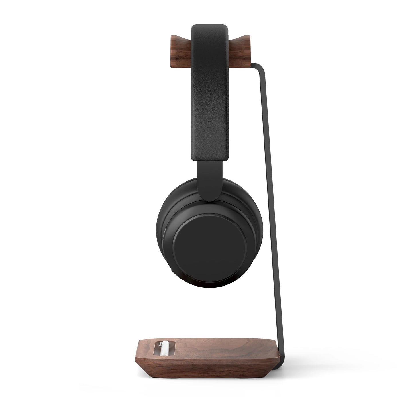 Suport Premium Pentru Casti – Design Modern din Lemn si Aluminiu, Ideal pentru Birou sau Gaming