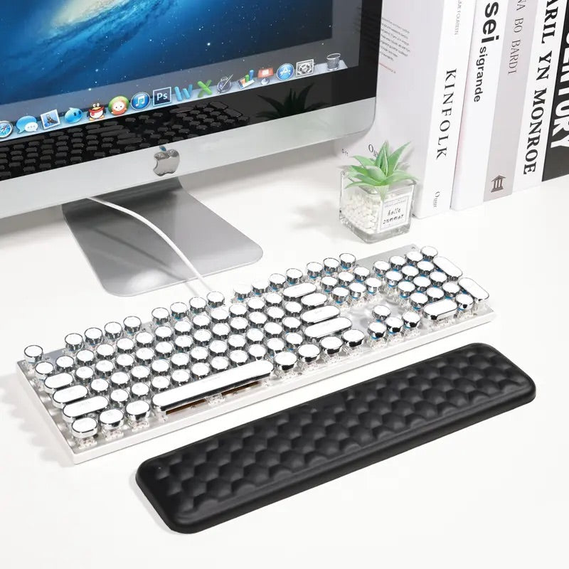 Set suport ergonomic mouse si tastatura pentru incheietura mainii, Spuma cu memorie, Anti-alunecare, VELICO®