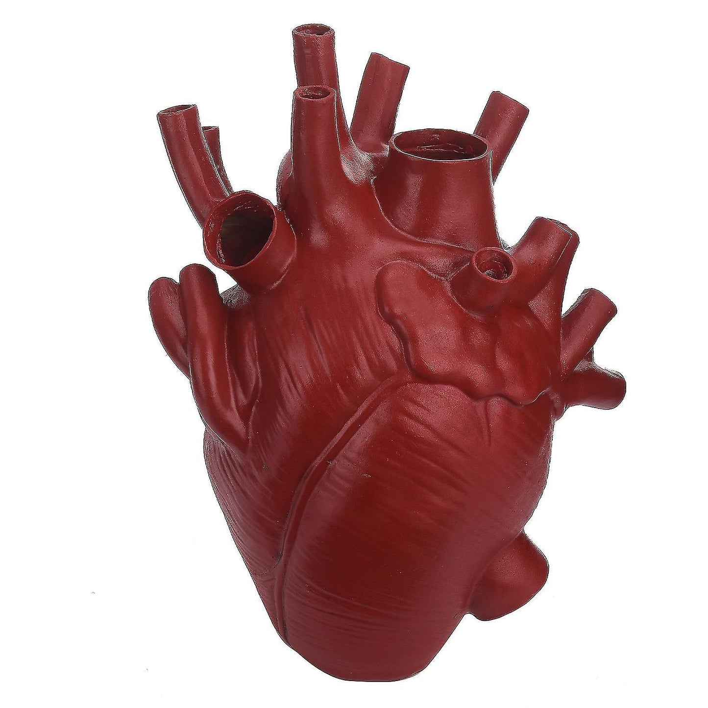 Vaza in forma de inima anatomica, Flori incluse