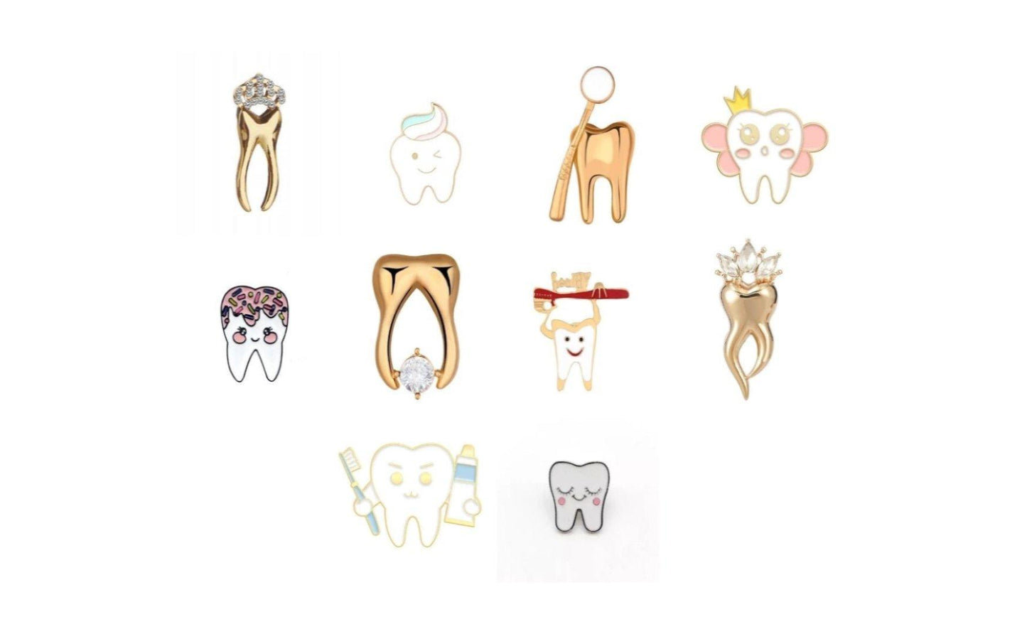 Set 10 pinuri anatomice artistice, VELICO®