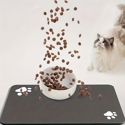 Covoras reutilizabil absorbant pentru hranirea cainilor si pisicilor