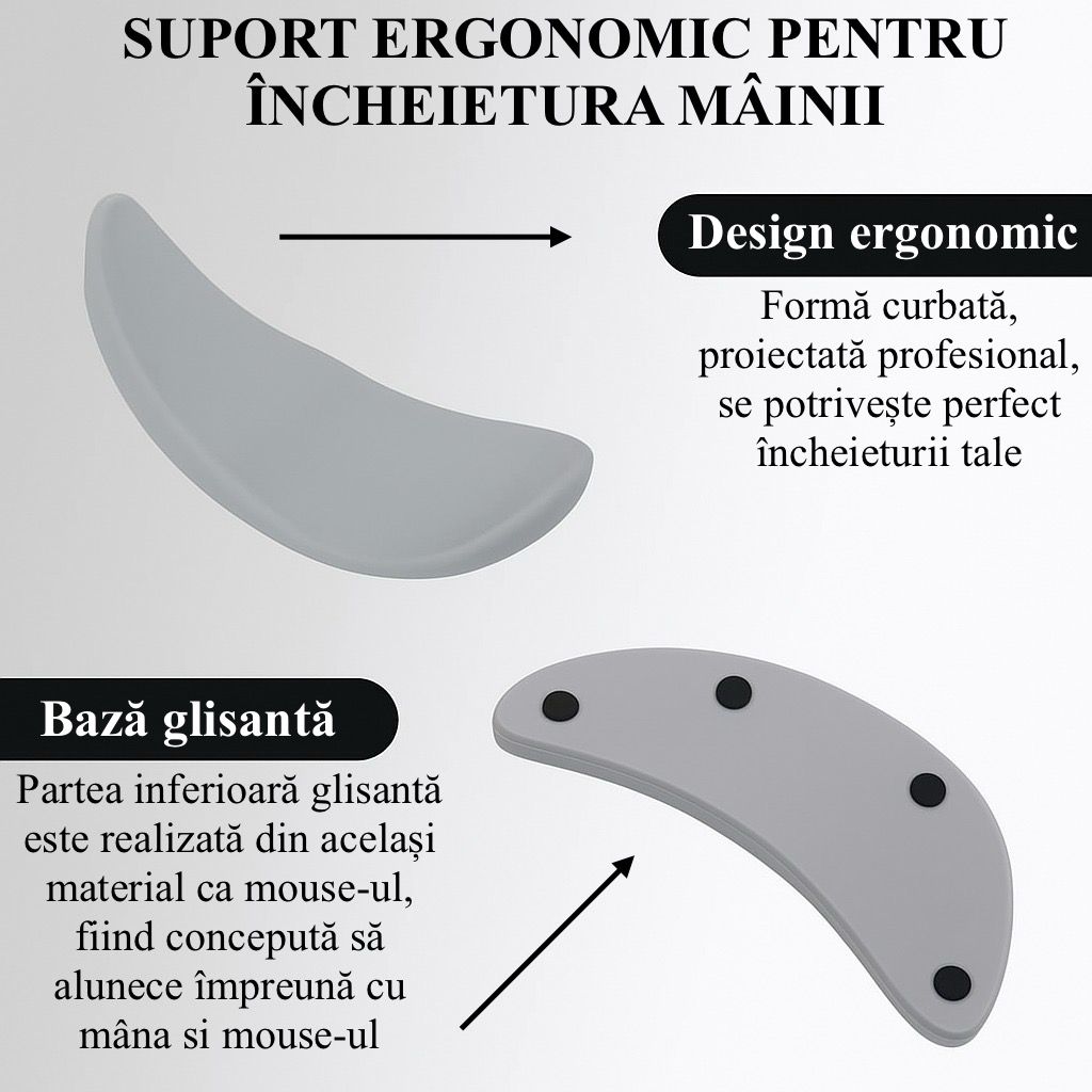 Suport ergonomic pentru incheietura mana dreapta