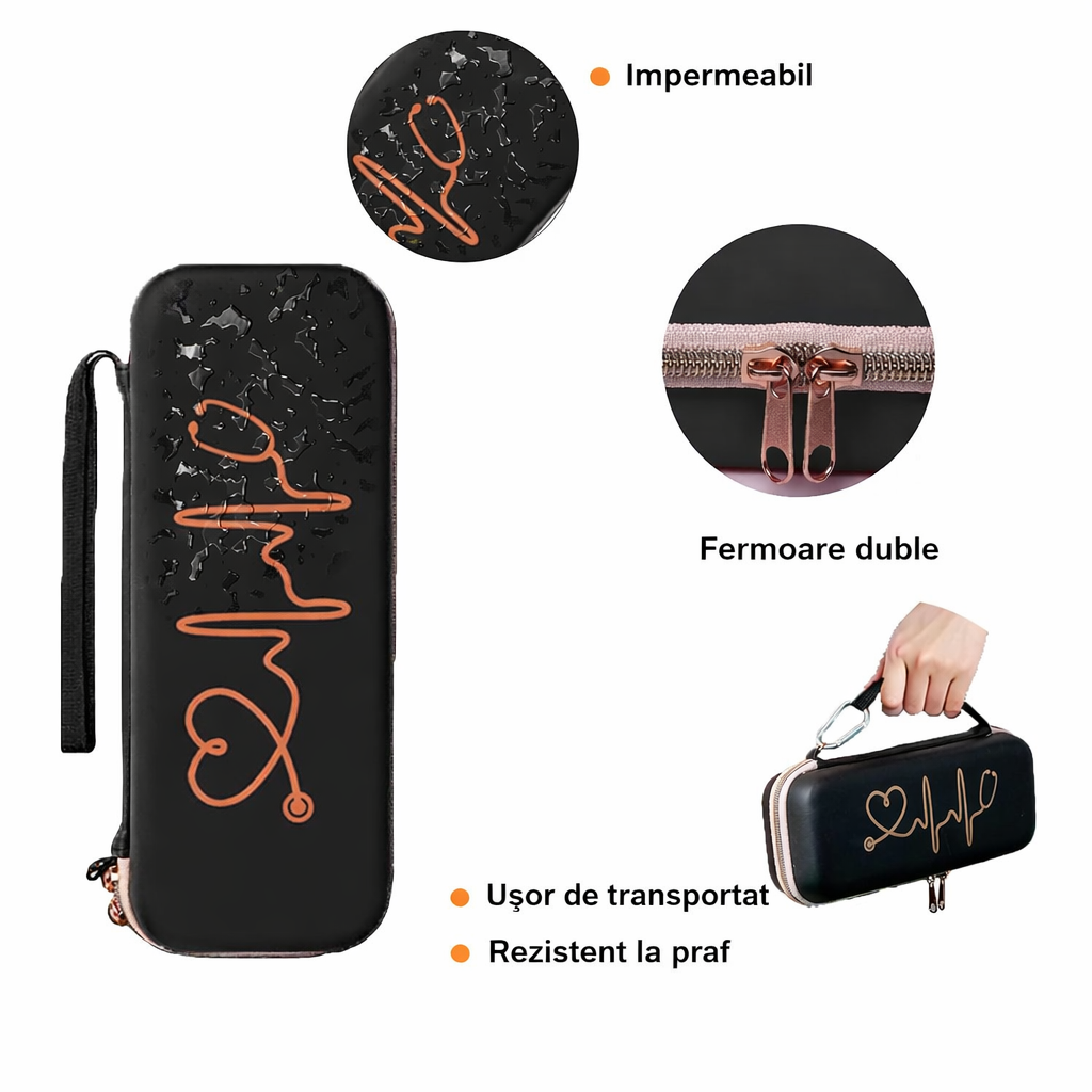 Carcasa profesionala pentru stetoscop si accesorii medicale