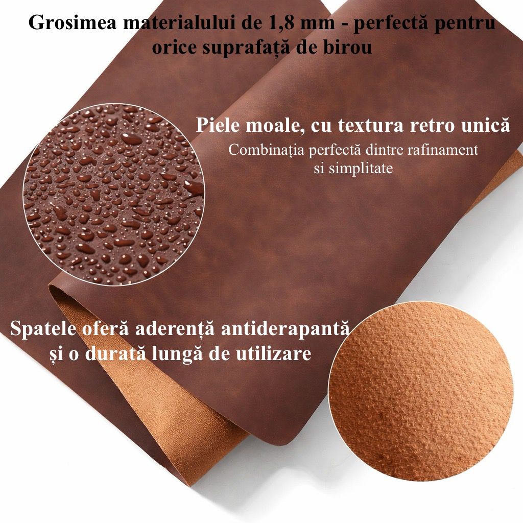 Set Premium pentru Birou cu Mousepad și Suporturi Incheietura Mainii pentru Tastatura si Mouse