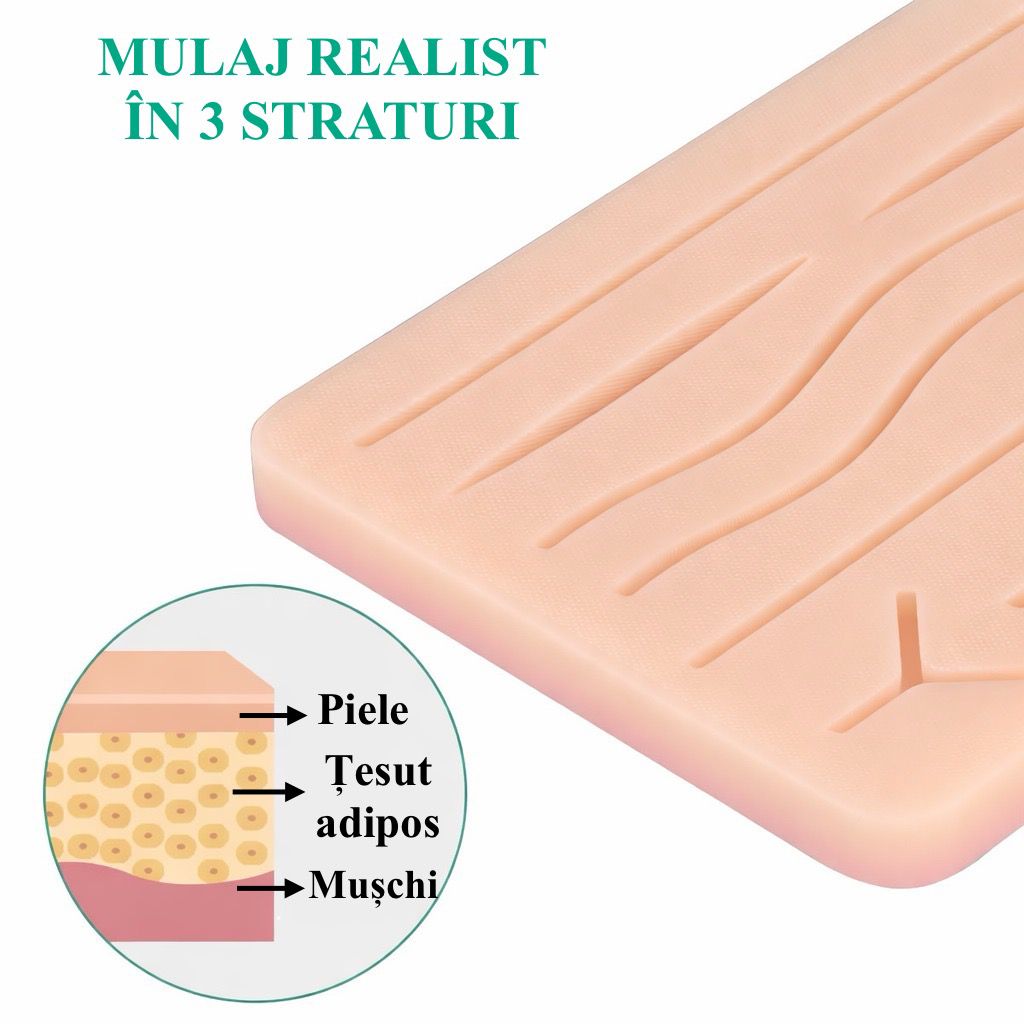 Mulaj Profesional pentru Practica Suturilor Chirurgicale, Suture Expert