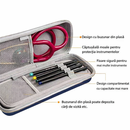 Carcasa profesionala pentru stetoscop si accesorii medicale