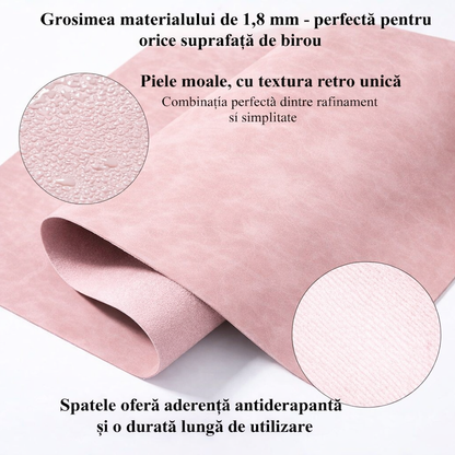 Set Premium pentru Birou cu Mousepad și Suporturi Incheietura Mainii pentru Tastatura si Mouse