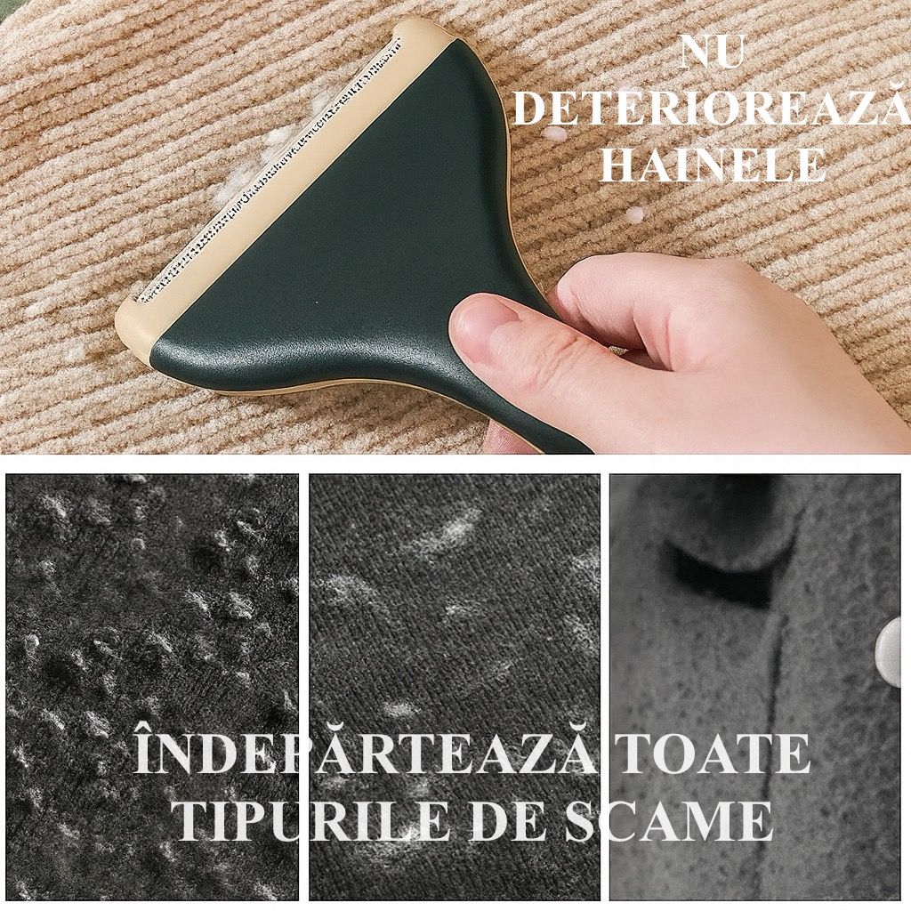 Perie Profesionala Dubla, Reutilizabila, pentru scame și par de animale