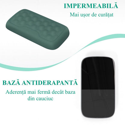 Set Ergonomic din 3 piese - Suport Mouse, Tastatura pentru incheietura mainii si Suport pentru Cana, Spuma cu memorie, Anti-alunecare