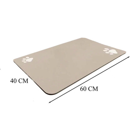 Covoras reutilizabil absorbant pentru hranirea cainilor si pisicilor