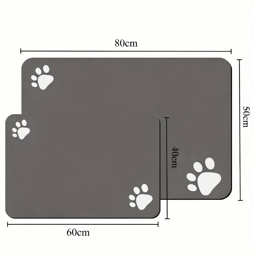 Covoras reutilizabil absorbant pentru hranirea cainilor si pisicilor