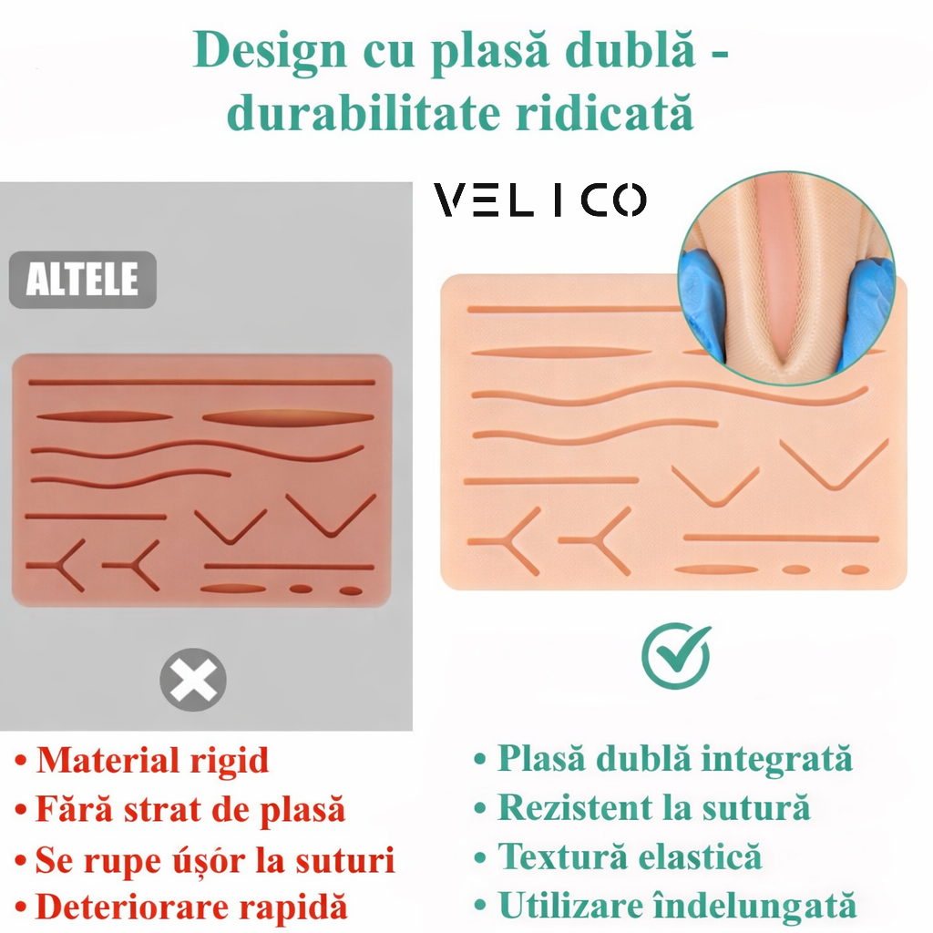 Mulaj Profesional pentru Practica Suturilor Chirurgicale, Suture Expert