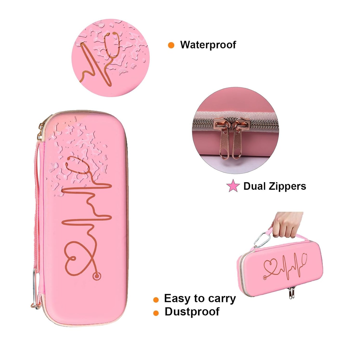 Carcasa profesionala pentru stetoscop si accesorii medicale