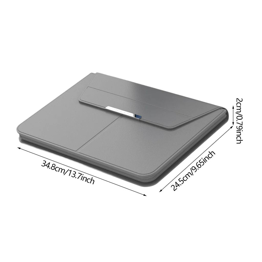 Husa Laptop Premium Multifunctionala 3 in 1 cu Suport Pliabil si Mouse Pad Integrat, 13/14 inch