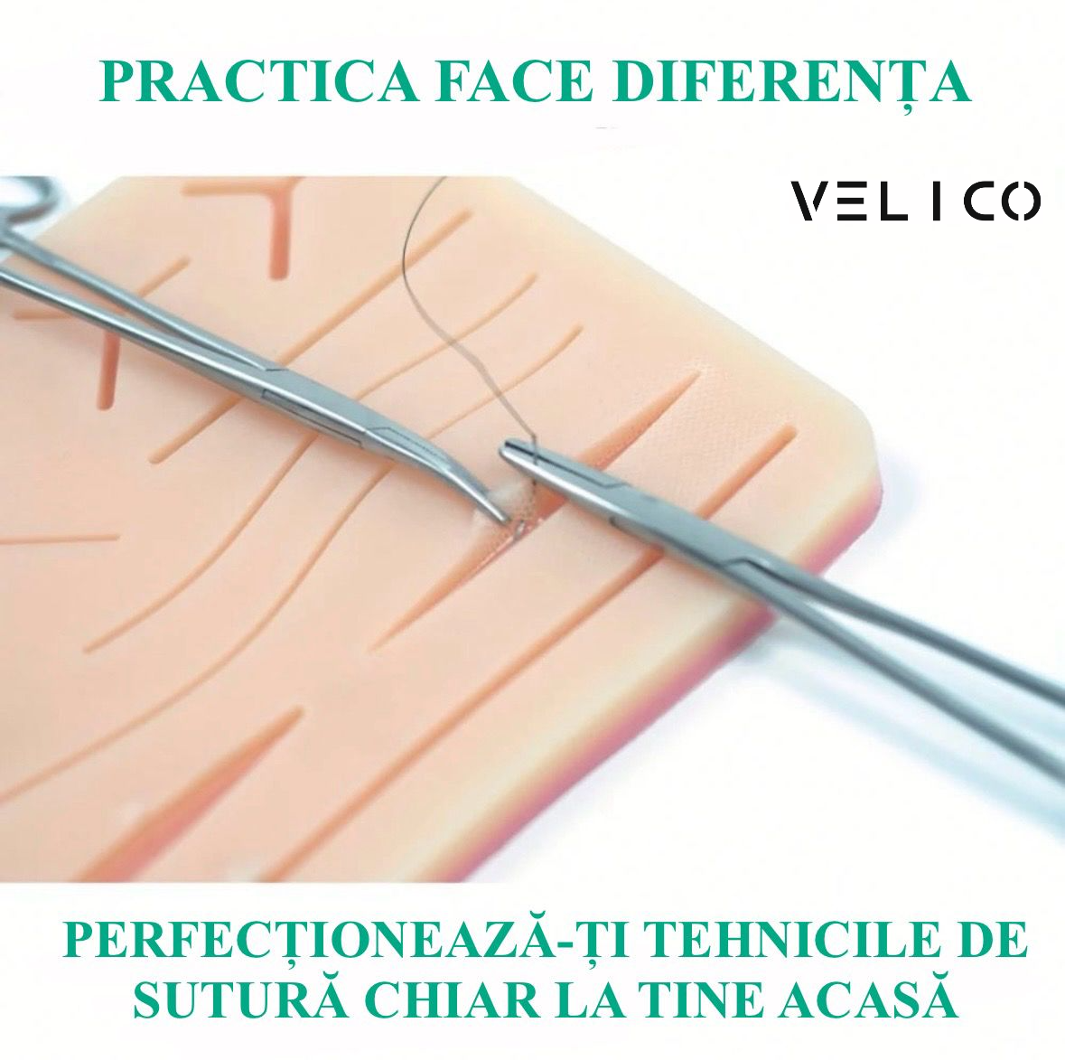 Mulaj Profesional pentru Practica Suturilor Chirurgicale, Suture Expert