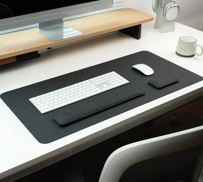 Set Premium pentru Birou cu Mousepad și Suporturi Incheietura Mainii pentru Tastatura si Mouse