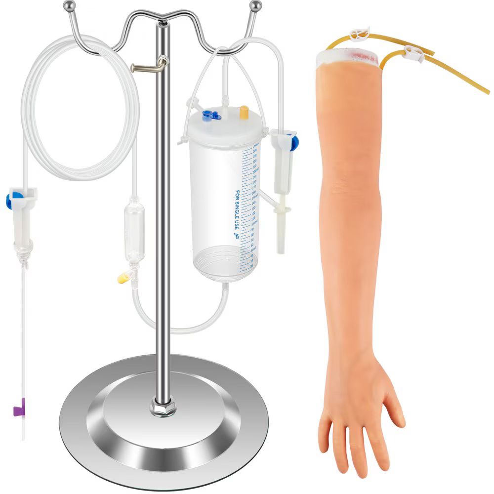 Kit Profesional Complet de Practica pentru Recoltare de Sange, Administrare Terapie intravenoasa, cu Geanta de Transport Inclusa