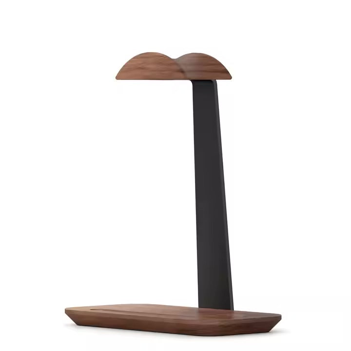 Suport Premium Pentru Casti  – Design Modern din Lemn si Aluminiu, Ideal pentru Birou sau Gaming