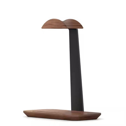 Suport Premium Pentru Casti  – Design Modern din Lemn si Aluminiu, Ideal pentru Birou sau Gaming
