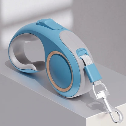 Lesa Ergonomica Retractabila Pentru Caini si Pisici, Expansiune pana la 5 m, Design Elegant