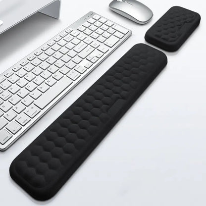 Set suport ergonomic mouse si tastatura pentru incheietura mainii, Spuma cu memorie, Anti-alunecare, VELICO®